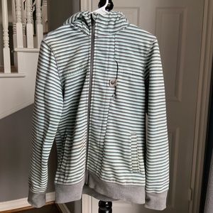Lululemon striped men’s Scuba hoodie